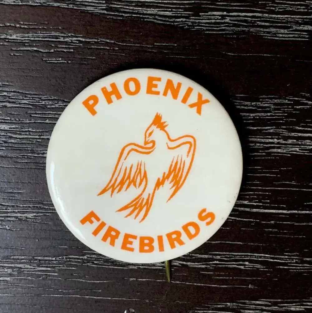 Phoenix Firebirds Pin Vintage